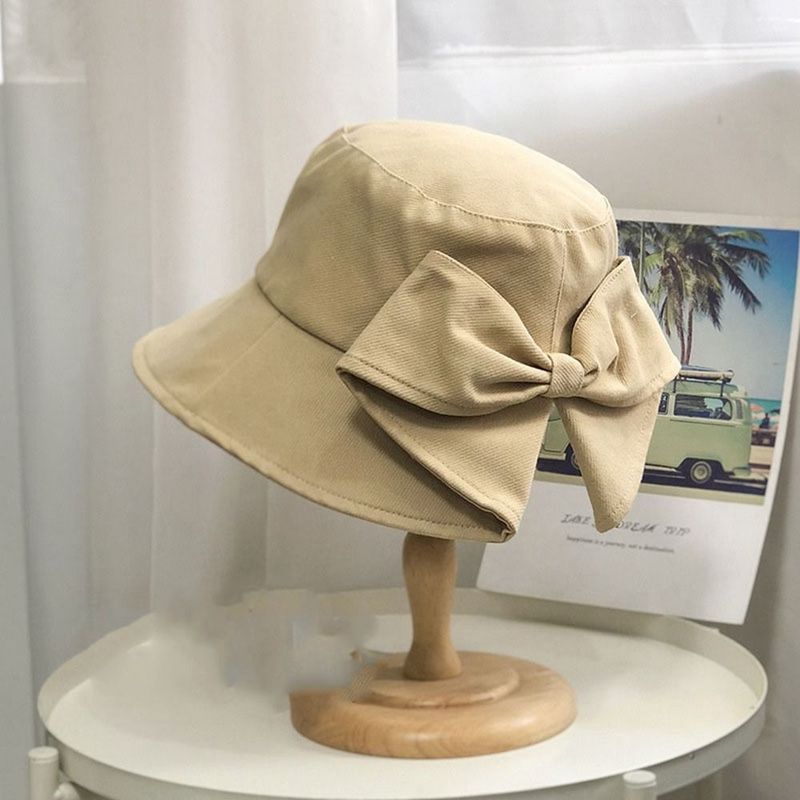 Hot Sale Unisex Bucket Hats New 10 Colors Cotton Fabric Women Summer Sunbonnet Cap Outdoor Fisherman Hat_voghion.com
