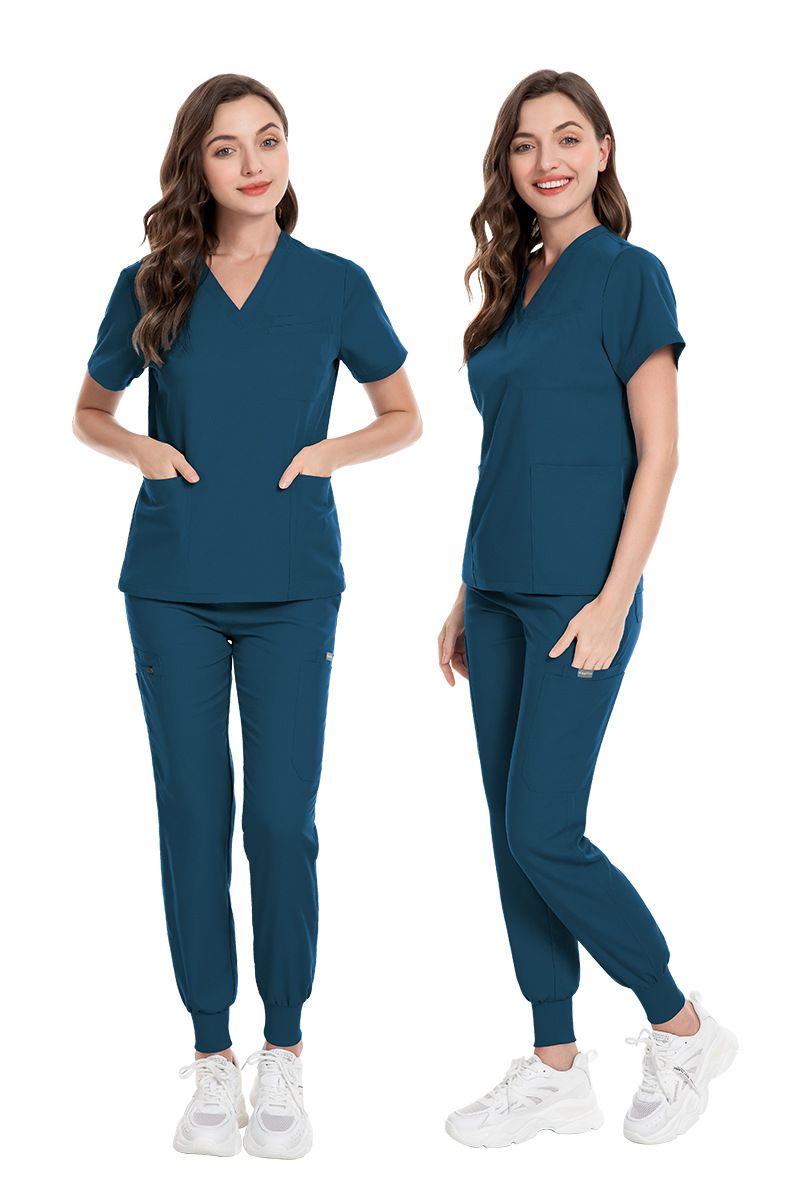 Dametøj Ny Farve, Sygeplejerskeuniform, Kortærmet Håndbørstninguniform Til Kvinder, Mundplejeuniform, Elastisk Hurtigtørrende Håndvaskuniform_voghion.com