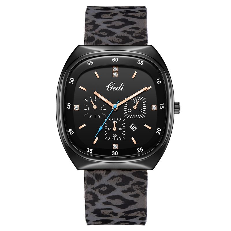 Gordie Niche Large Student High-Value Oval Dial Silicone Women's Light Waterproof Calendar Watch_voghion.com