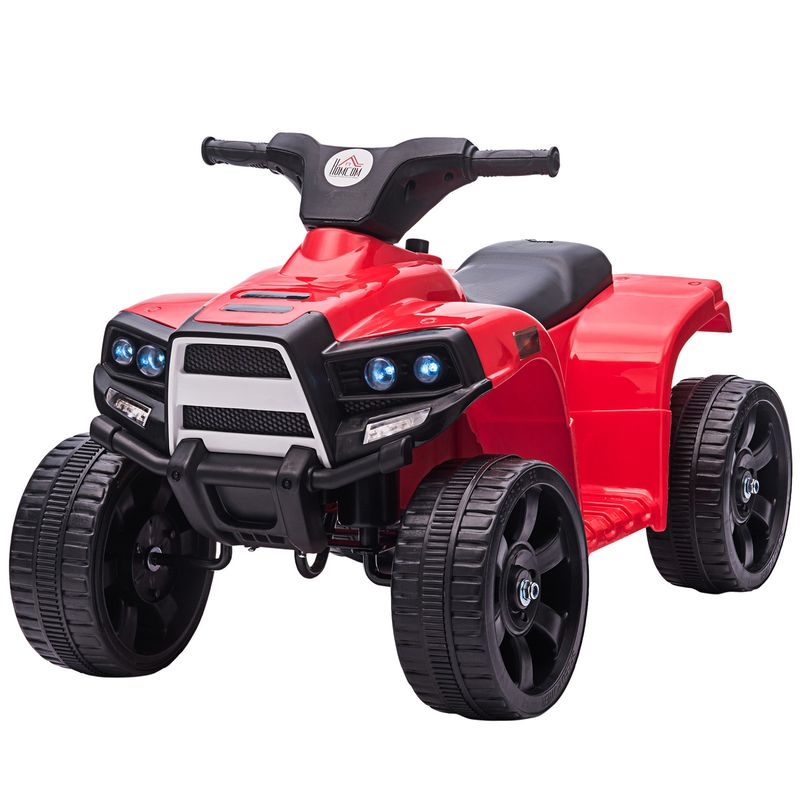 HOMCOM 6 V Kids Ride On Cars Electric ATV For 18-36 Months Toddlers Black+Red_voghion.com