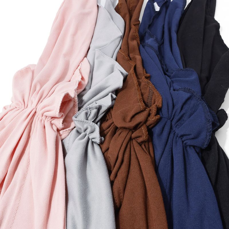 Nuovo cappello turbante multicolore cappello curvo cappello turbante tinta unita cappello da donna cappello a coda lunga fascia alla moda stile femminile_voghion.com