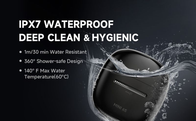 Afeitadora rotativa resistente al agua IPX7 - Cabezal doble magnético con USB-C_voghion.com