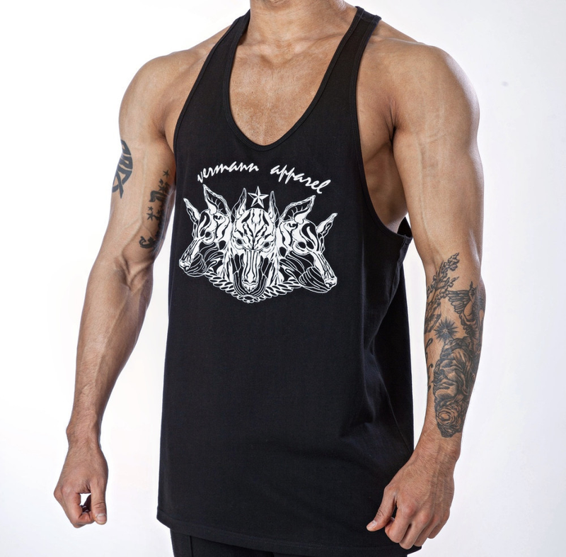 Muscle Summer New Brother Men's Gym Running Sports Leisure Esercizio Canotta senza maniche in cotone elastico_voghion.com