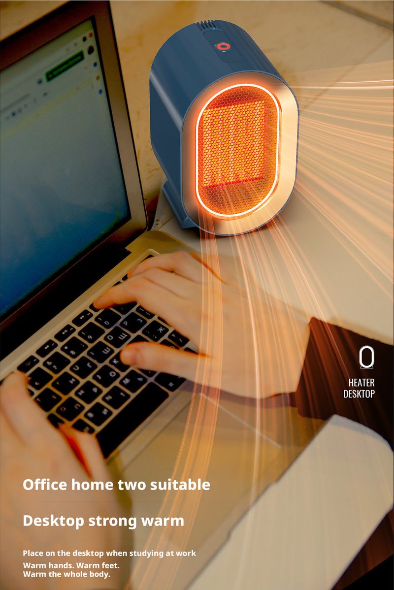 PTC Ceramic Fast Heating High Power Household Small Stove Electric Heater Hot Air Fan Desktop_voghion.com