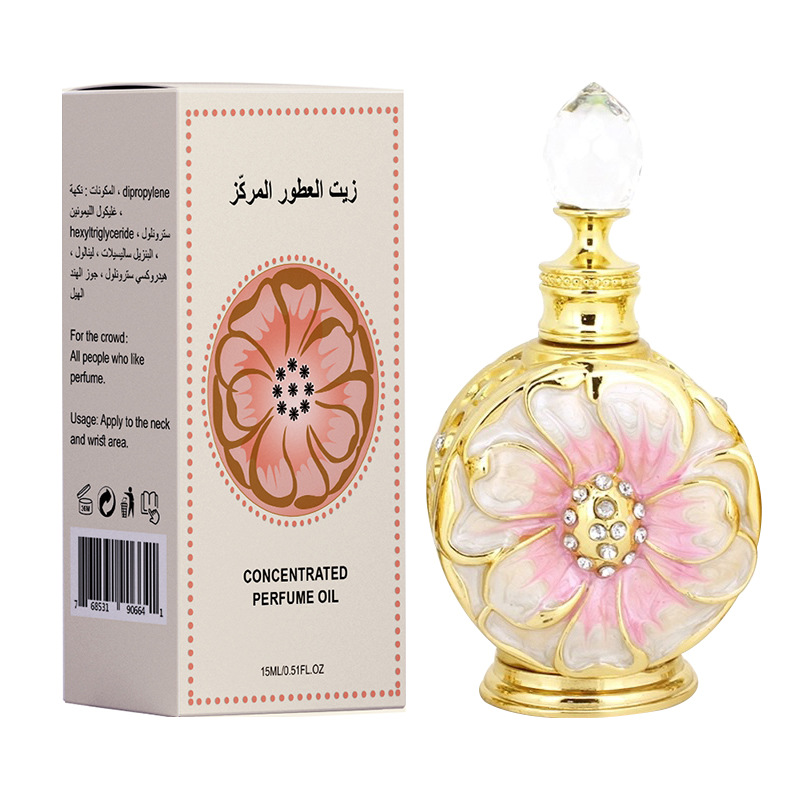 Rose Petal Dubai Essential Oil Arab Style Lasting Fragrance Refreshing Perfume_voghion.com