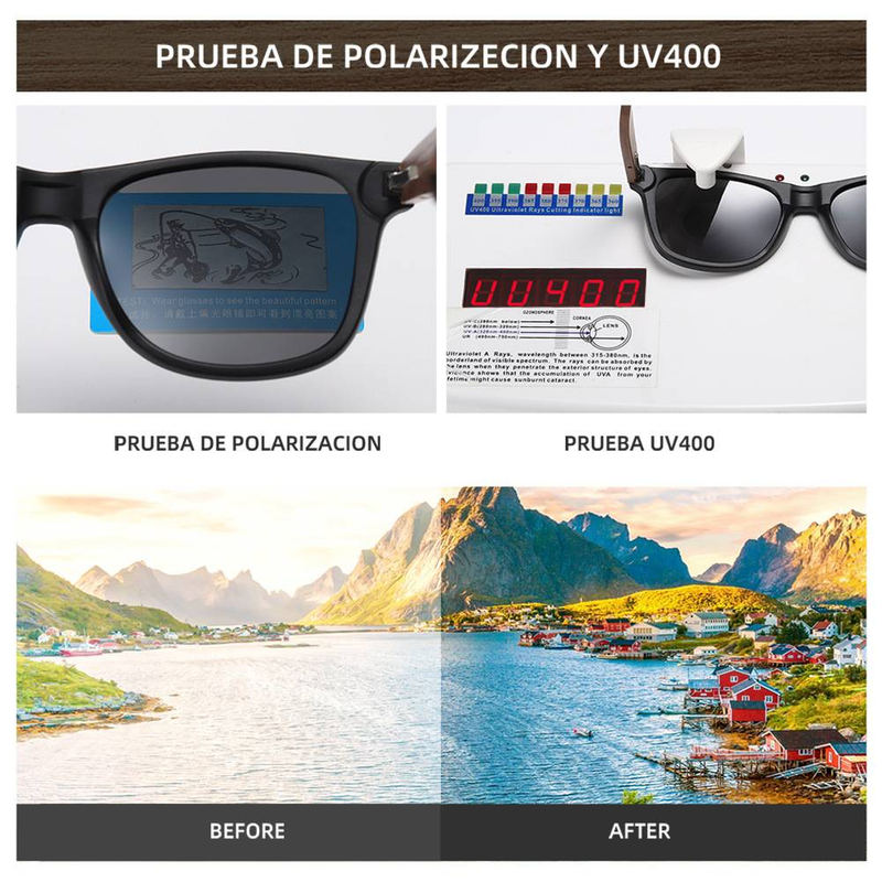 Occhiali da sole alla moda in noce e bambù polarizzati in stile europeo e americano 7061H_voghion.com