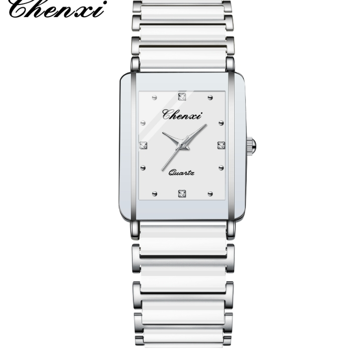 2023 Nieuwe Hot Selling Chenxi Vierkante Paar Horloge Mode Dameshorloge Business Heren Quartz Horloge Horloge_voghion.com