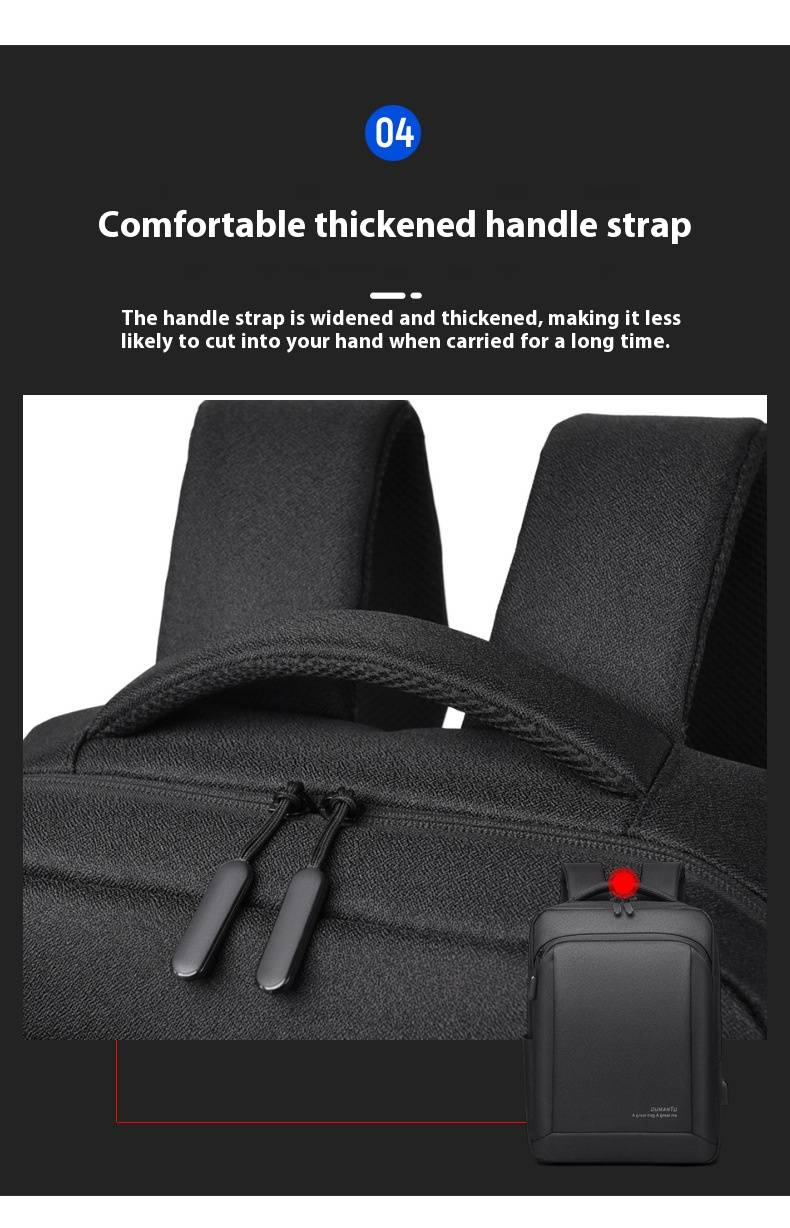 Stilvoller, wasserdichter Laptop-Rucksack für Männer und Frauen – leichtes, atmungsaktives und stoßfestes Design für Pendeln und Reisen (für 16-Zoll-Laptops)_voghion.com
