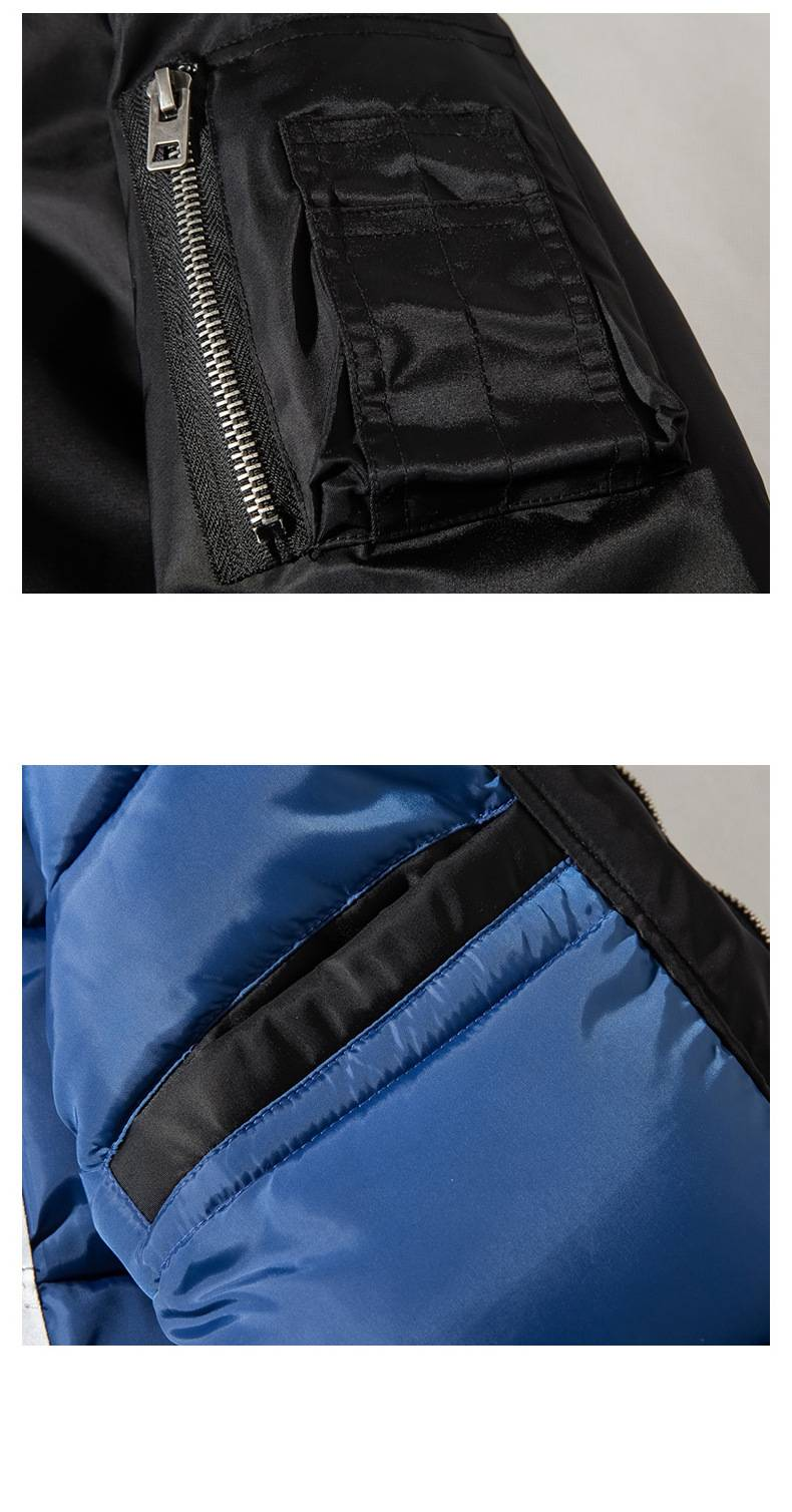 Unisex Bomber Jacket With Quilted Lining, Lightweight Spring Outerwear For Men & Women, Slim Fit Stand Collar Zip-Up Jacket_voghion.com