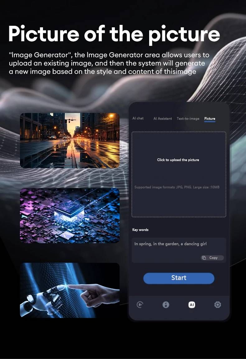 Genuine Lenovo XT53 AI TWS Bluetooth 5.4 Earphones AI Music Image Creation Headphones AI Chat With Multiple Function Earbuds_voghion.com