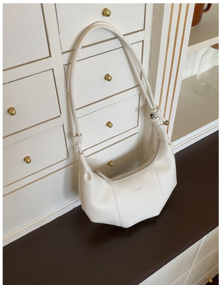 New Minimalist Multi-Functional Shoulder Bag Crossbody Bag Underarm Bag Horn Bag_voghion.com