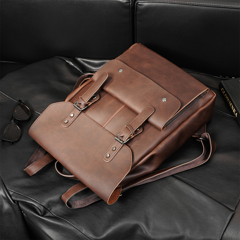 Neuer minimalistischer Retro-Rucksack in koreanischer Version, Freizeitrucksack, Herrenrucksack, Herren- und Damenrucksack, Reisetasche, Computertasche_voghion.com