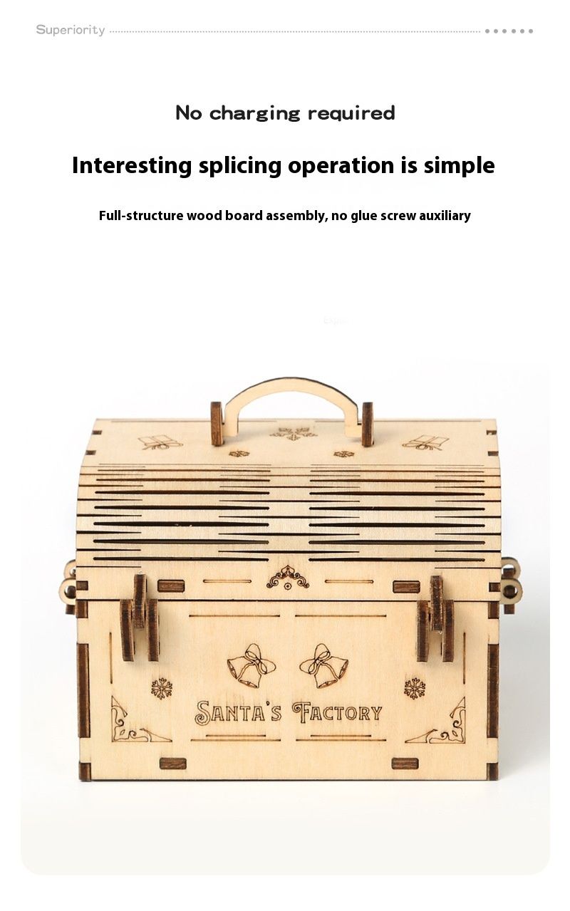 Nouveau jouet d'assemblage de puzzle en bois 3D DIY boîte de rangement de mot de passe créative_voghion.com