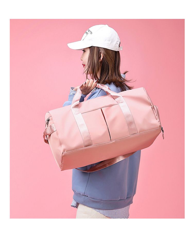 Travel dry wet separation exercise yoga fitness bag large capacity short distance travel training_voghion.com