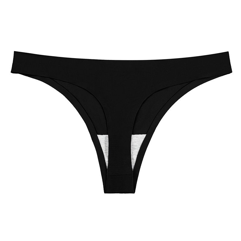 2025e Einteiliger nahtloser Tanga aus Eisseide für Damen, Unterwäsche mit T-Rücken, sexy Dessous, femininer Reiz_voghion.com