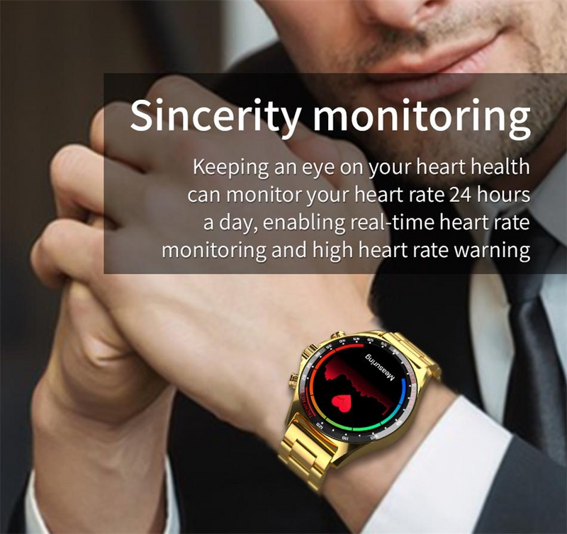 NORTH EDGE GPS Smart Watch for Men Bluetooth Call Receive/Dial, Fiess Tracker 1.58" HD Full Touch Screen with Heart_voghion.com