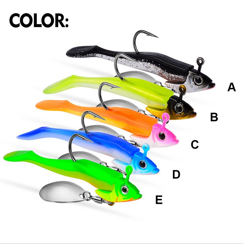 Lead Head Soft Fish Weighted Hook 7g 10g 15g Lure Accessories Fishing Gear_voghion.com