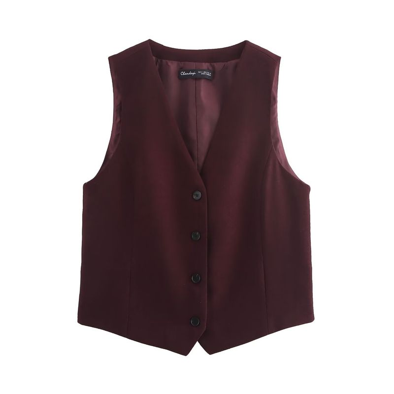Vêtements pour femmes 2024 automne et hiver nouvelle mode slim fit gilet pantalon jambe droite ensemble_voghion.com