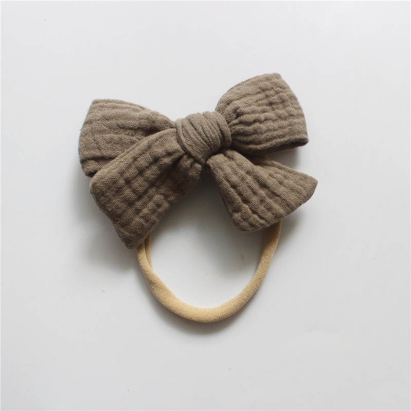 Fascia per capelli in mussola di cotone e garza per neonati, accessori per neonati di 100 giorni, in nylon super morbido, per maschi_voghion.com