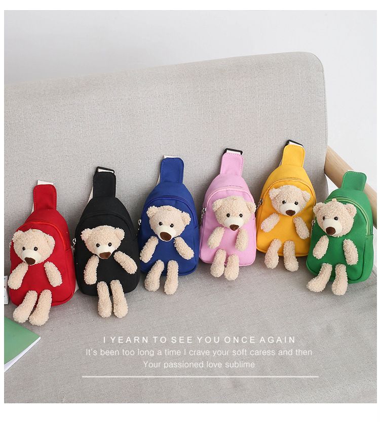 Andralyn bērnu maza korejiešu versija multfilma audekls zaķu lāde zēniem un meitenēm viena pleca cute baby Trend Crossbody_voghion.com