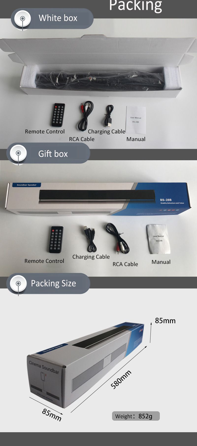 Bestverkochte soundbar home theater-luidspreker met Bluetooth_voghion.com