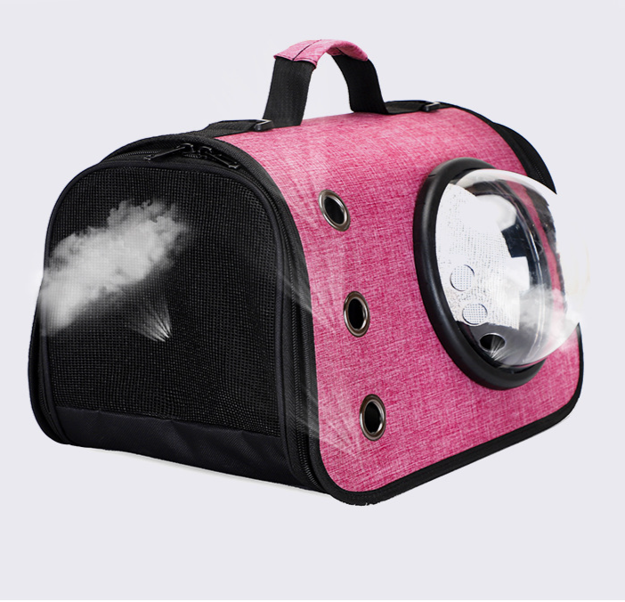 Cat bag new folding portable space capsule pet bag Oxford cloth go out portable breathable and comfortable Cat backpack_voghion.com