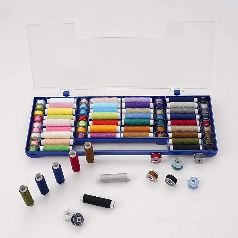 50 yards 32 colors sewing thread + 25 yards 32 colors bobbin thread set Colorful hand sewing thread_voghion.com