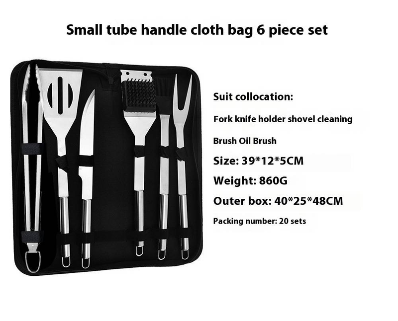 Grill-Tool-Set - 15-deeleg Camping-Kachgeschir aus Edelstol fir Picknick am Fräien & am Gaart, hëtzebeständeg Grill-Accessoiren-Kit_voghion.com