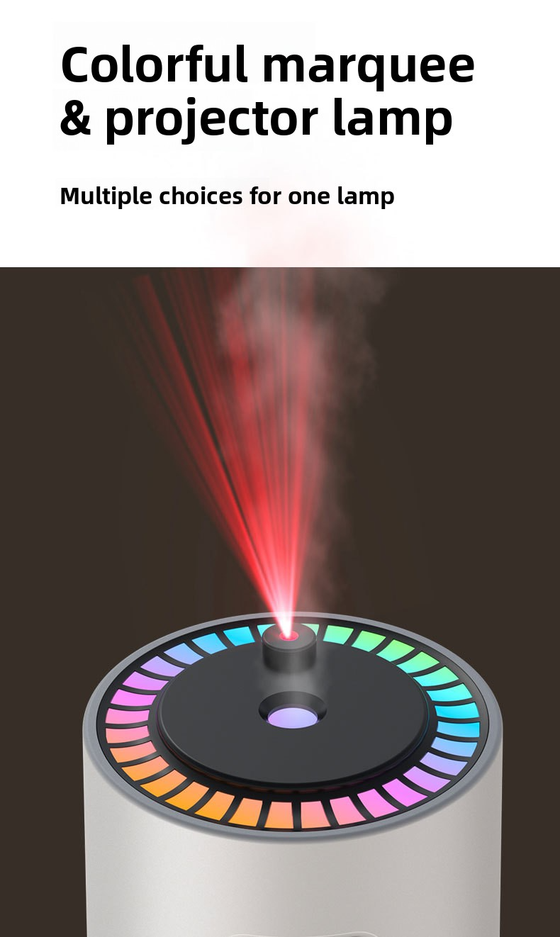 Mini-USB-Luftbefeuchter für Auto und Büro – Ultraschall-Diffusor mit kühlem Nebel, 2-8-Stunden-Timer, 0,5-Liter-Tank und ABS-Gehäuse (Weiß/Pink, Modell CL27)_voghion.com