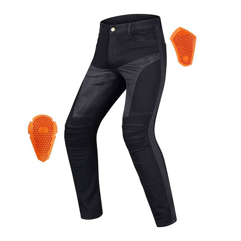Sommer-Motorradjeans – Atmungsaktive Motorradhose mit Mesh-Futter für Männer und Frauen – Slim Fit mit optionaler Protektoren (CE-zertifiziert)_voghion.com