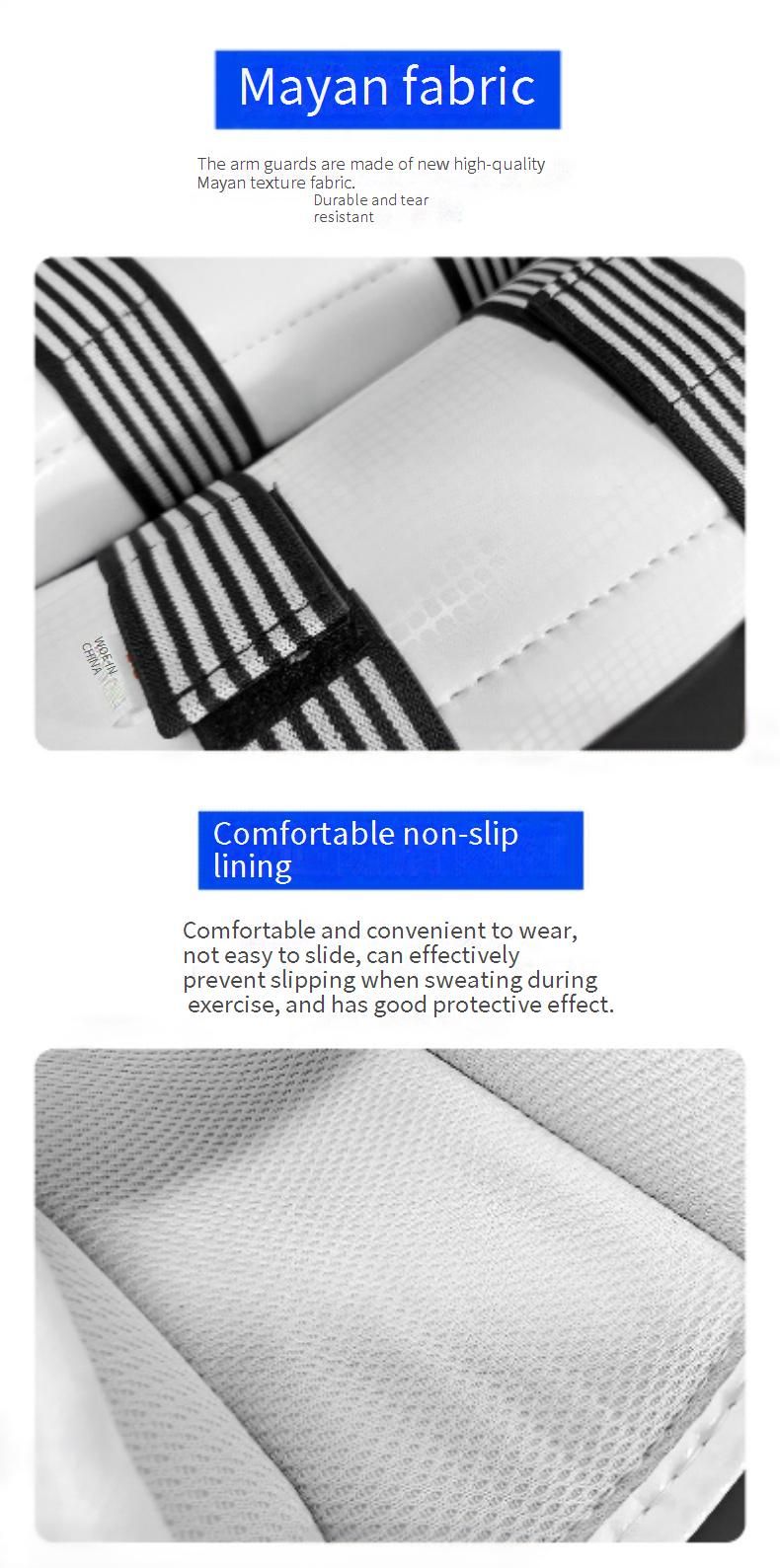 Protectores de codo y brazo profesionales para artes marciales, para niños y adultos: equipo de protección reforzado de PU+EVA para taekwondo, boxeo y sparring._voghion.com