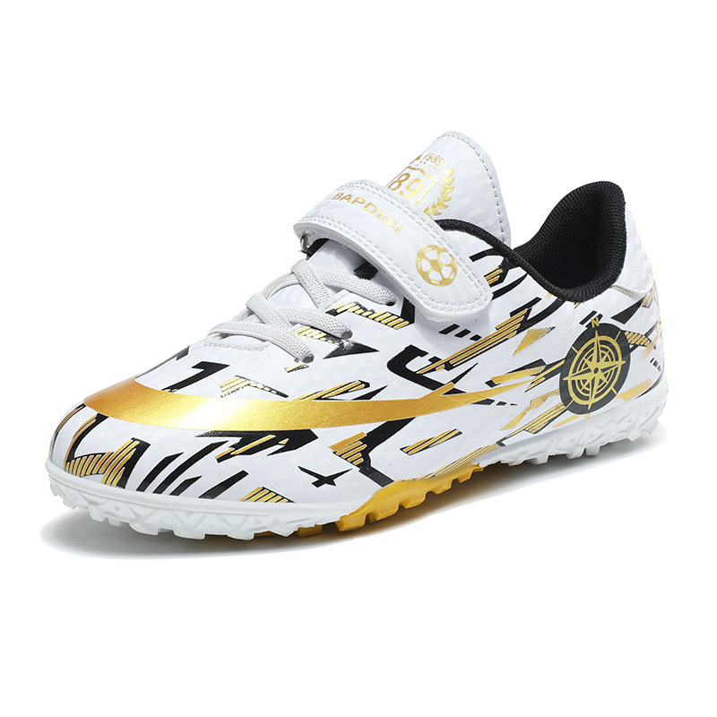 Scarpe da calcio con velcro per bambini, ragazzi, studenti delle elementari, ragazze, scarpe da allenamento con unghie lunghe rotte, primarie e_voghion.com