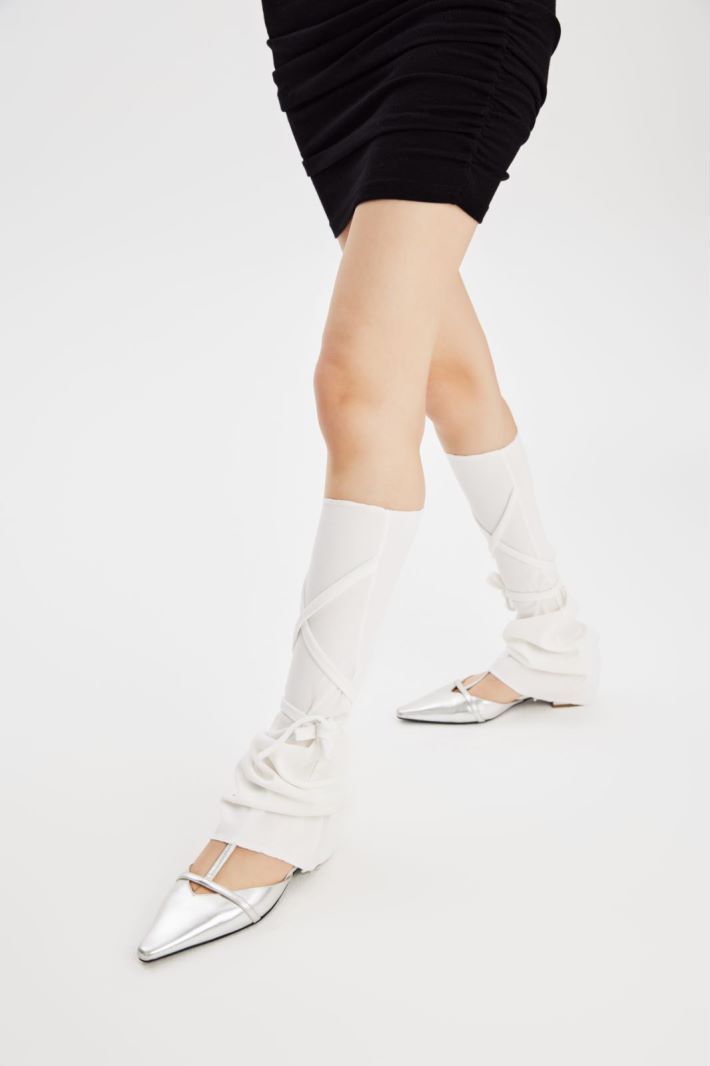 Calze per le gambe y2k calzini con cinturino grigio per donna primavera autunno calzini a tubo medio jk polpaccio calze a maglia a tromba_voghion.com