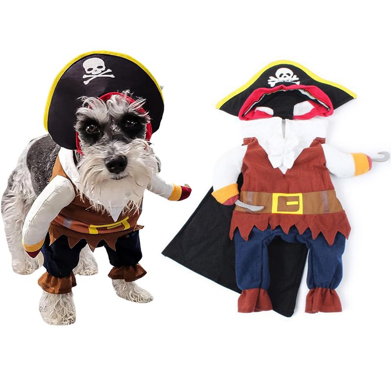 Holapet Piraten-Hundemantel aus Polyester von PawParty Store_voghion.com