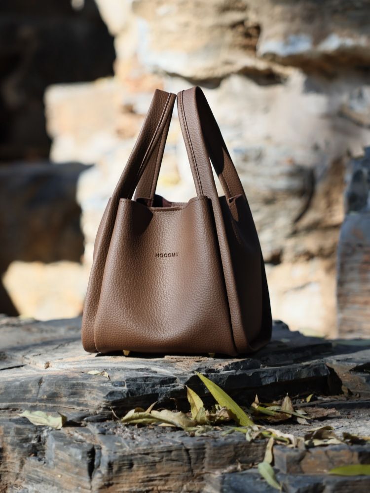 Set di borse tote alla moda da donna, elegante borsa a tracolla con secchiello e tasca interna staccabile, set di borse a mano in morbida pelle PU dal design minimalista per uso quotidiano_voghion.com