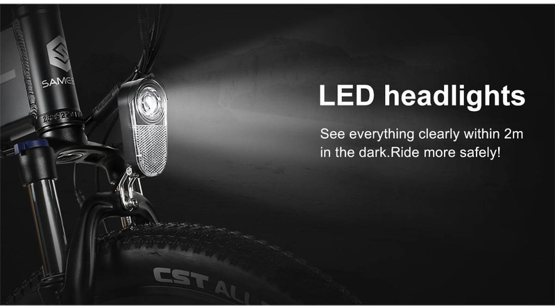 SAMEBIKE LO26-II-FT-YD Klappbar Elektrovelo 26" 48V14AH Batterie 900W Motor Hydraulesch Scheiwenbrems_voghion.com