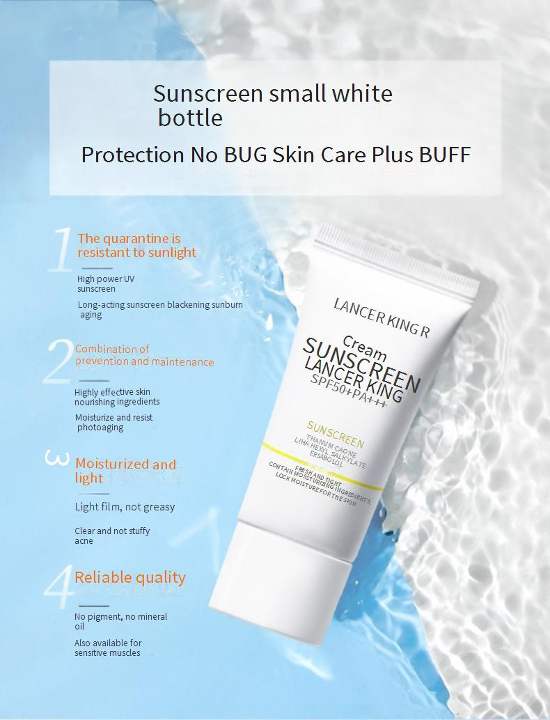 Sonnenschutz Lancerking Isolationsschutz Sonnenschutz SPF50++ Feuchtigkeitsspendender Sonnenschutz Sommer Militärtraining Studentin Weiblich_voghion.com