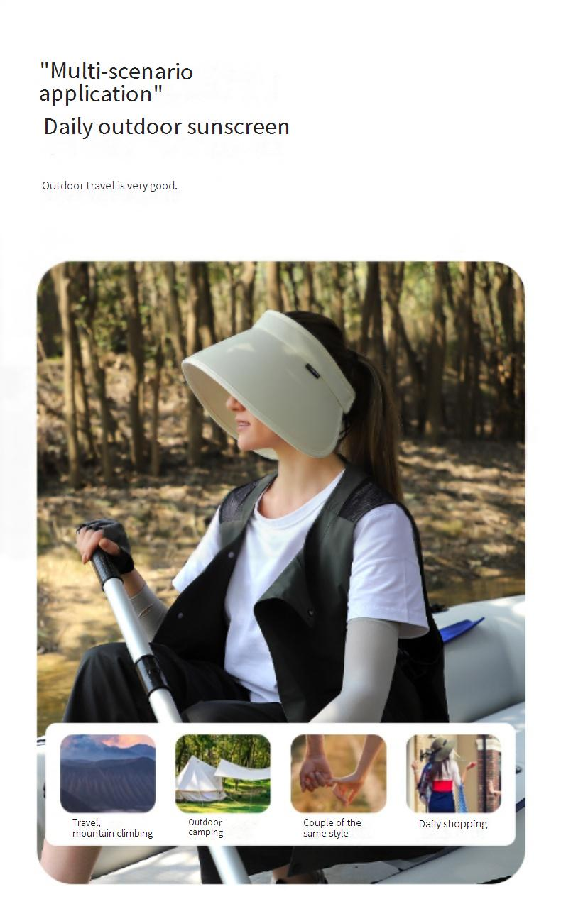 Women's Wide Brim Sun Hat With Cooling Fabric - Foldable & UPF50+ For Outdoor & Travel_voghion.com
