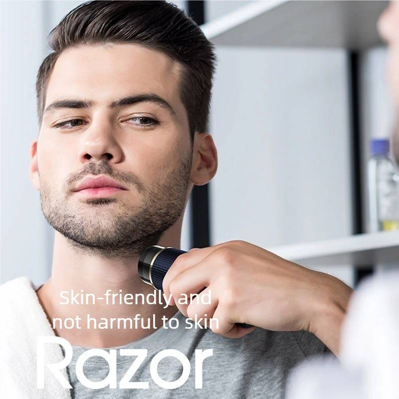 Men Electric Mini Shaver Rechargeable Type-c Charging Car Portable Led Digital Display Wet & Dry Shaver Men Women Home Razor_voghion.com