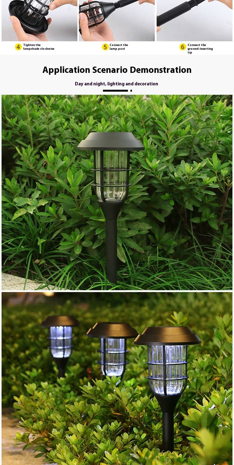 Solar-Gartenleuchten für den Außenbereich, wasserdicht, dekorative Mini-Wegeleuchten für Hof, Terrasse und Rasen – LED-Spinnennetz-Design, energieeffizient_voghion.com