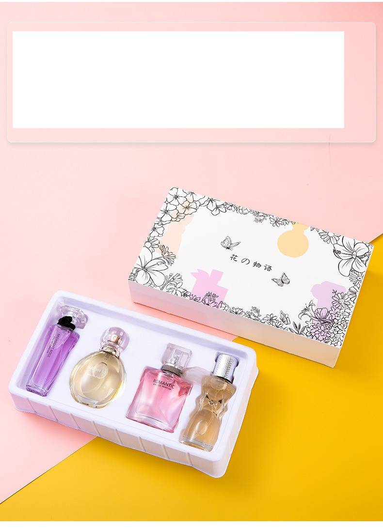 Internet Celebrity Day And Night Rose Damen 25ml Vierteiliges Set Langanhaltender frischer Student Bloom Light Duft_voghion.com