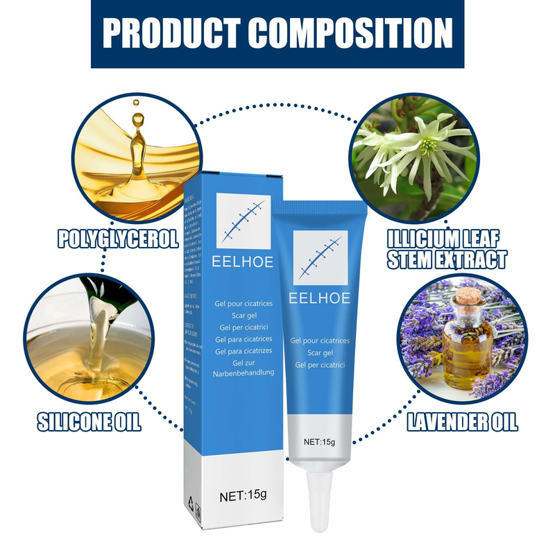 Güzel yara izi onarım jeli onarım tipi yumuşatıcı ve pürüzsüzleştirici yara izi nemlendirici topikal soğuk krem cilt hasarı_voghion.com
