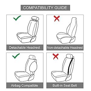 Copriauto universale a 2 posti, traspirante, in pelle PU, set completo, protezione per sedili, accessori per interni auto, veicoli_voghion.com