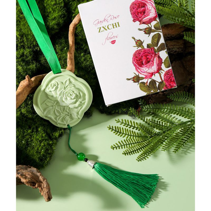 Rose Duft Gips Frischluft Diffusor Hause Kleiderschrank Auto Innenraum Duft Dekoration_voghion.com