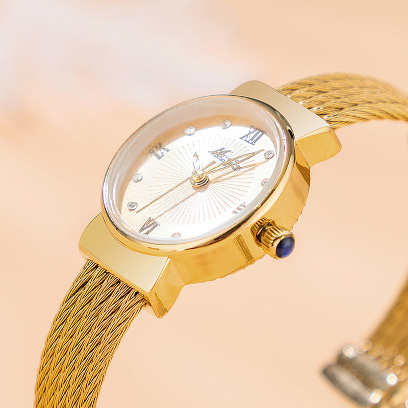 MISSFOX New Watch Women's High-end Simple Bracelet Retro Women's Watch Famous Brand Genuine Niche_voghion.com