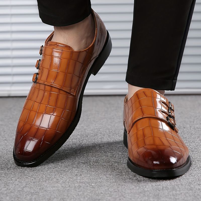 Zapatos casuales de negocios nuevos de otoño e invierno para hombres, zapatos de cuero, zapatos de negocios de tendencia de moda de primavera y verano_voghion.com