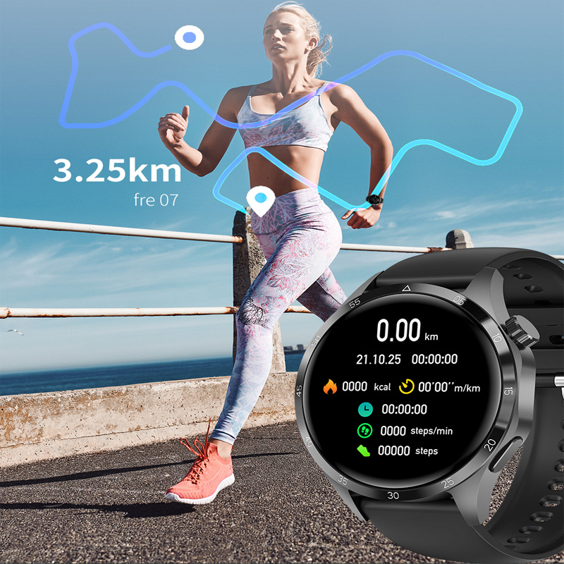 Huawei GT4 Pro Max -älykellolle Miesten verensokeri NFC AMOLED 466*466 HD-näyttö Bluetooth Call Urheiluvedenpitävä älykello_voghion.com