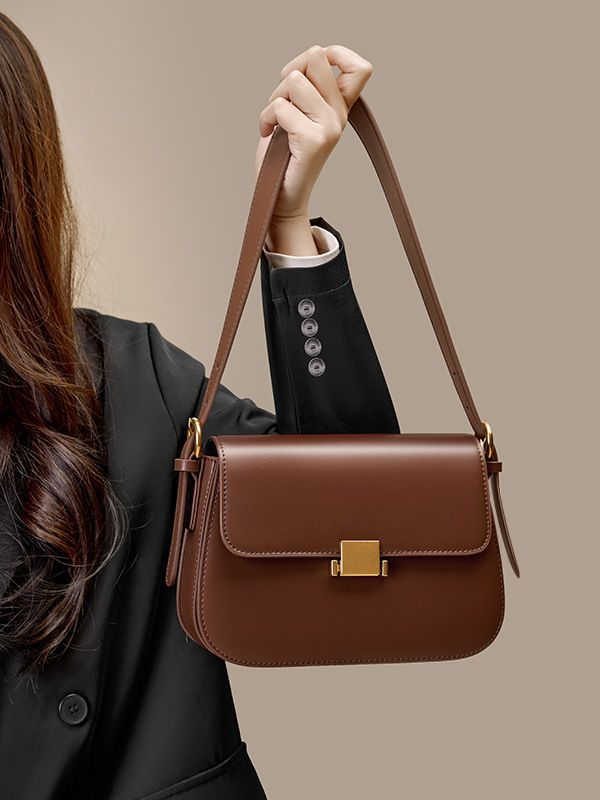 Sensación de lujo, bolso para axila con diseño de nicho, bolso de cuero para mujer, nuevo bolso de tofu a la moda de otoño e invierno, bolso de hombro tipo bandolera_voghion.com