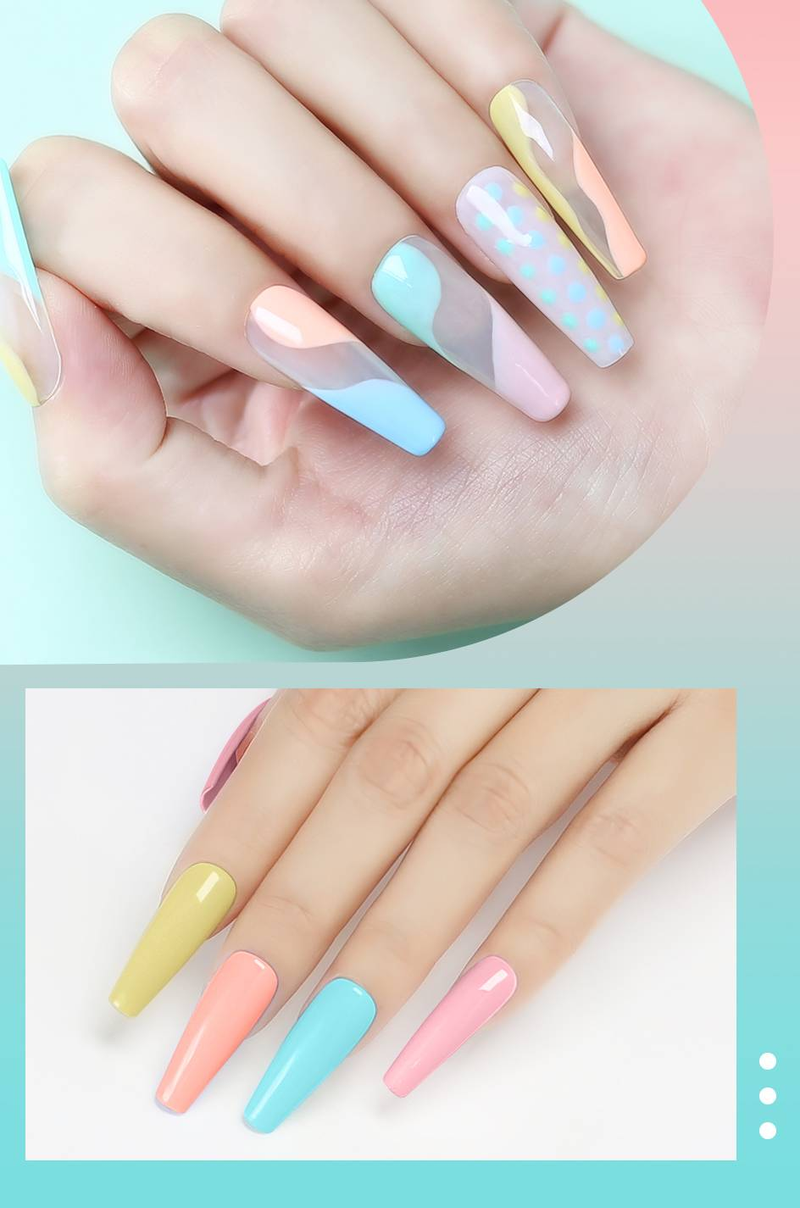 Clou Beaute 8 pezzi Set di smalti per unghie in gel Confezione regalo da 8 ml Kit di gel Semi permanente per unghie Gel Soak Off UV LED Strato di base lacca_voghion.com
