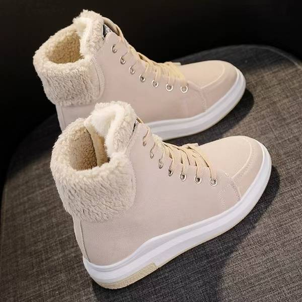 Stivaletti da donna in pelle scamosciata con tacco alto, caldi e comodi, per l'inverno, da donna, con tacco alto, da donna_voghion.com
